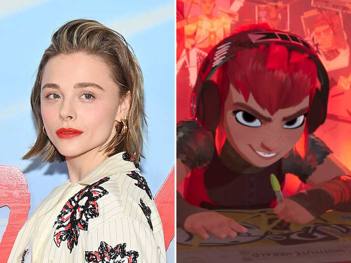 Chloë Grace Moretz plays the titular shapeshifter Nimona.