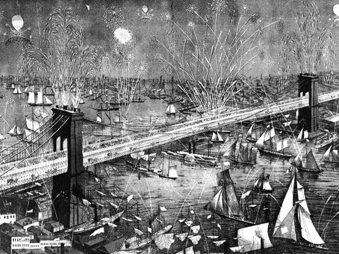 Despite workers being impacted by death and disease, the bridge finished construction in 1883.