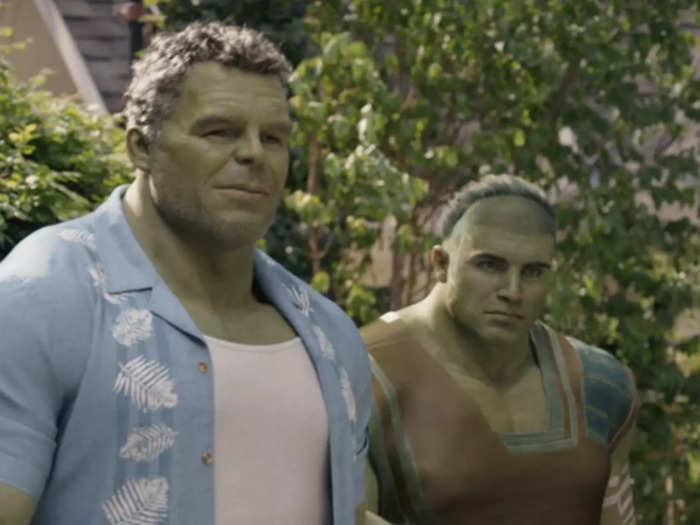 Bruce Banner/The Hulk has a son.