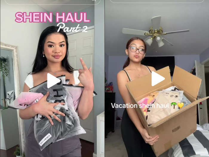 Customer hauls on TikTok made Shein a huge success