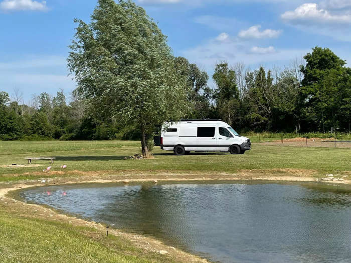 They sold the van for $130,000.