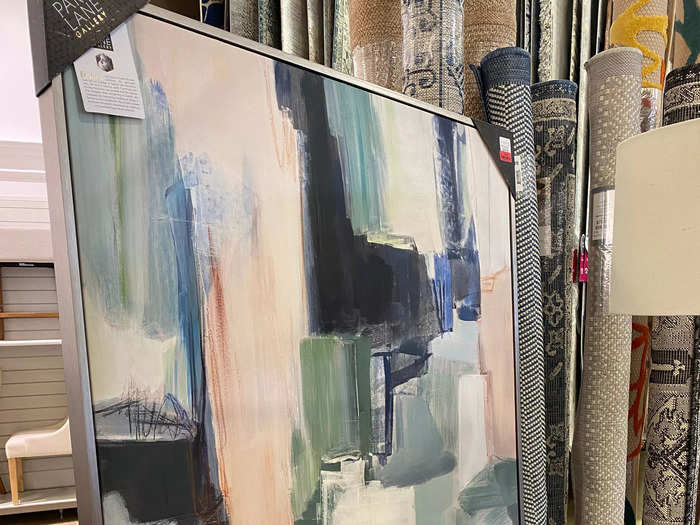 Finding captivating and affordable large-scale artwork can be a daunting task, but HomeGoods can be a treasure trove in this regard.