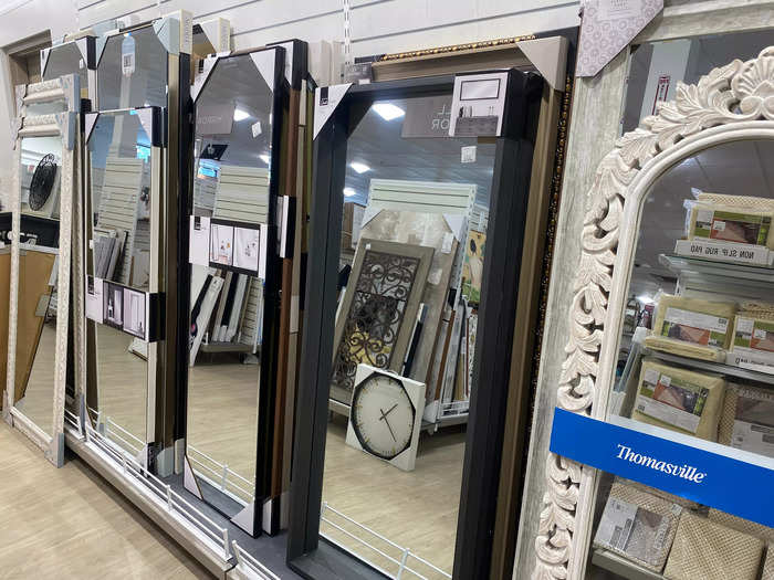 HomeGoods offers an excellent selection of large floor-length mirrors that can instantly transform a space.