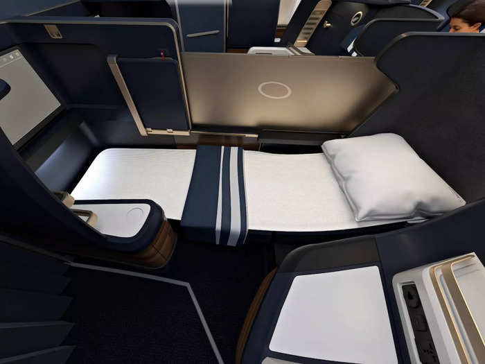 For passengers who want a bigger bed and more overall space and privacy, Condor has "Prime Seats" in the first row of the plane, but they cost extra.