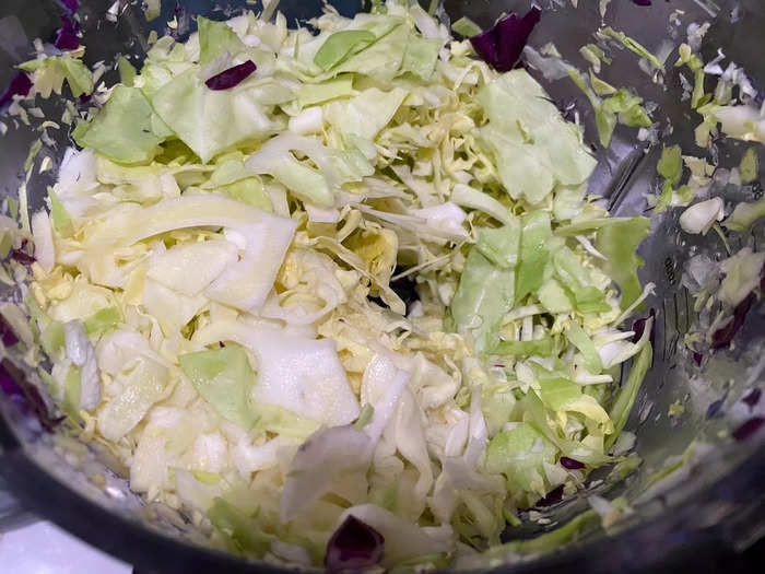 Using the food processor seemed unnecessary, but it made the prep easy.