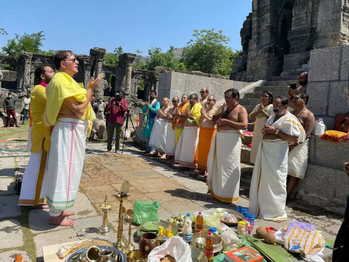 Offer Prayers at Martand Sun Temple