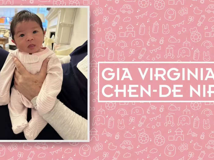 Gia Virginia Chen-De Niro is the latest addition to the family.