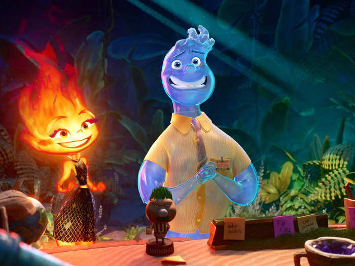 Pixar gets back into a groove with "Elemental."