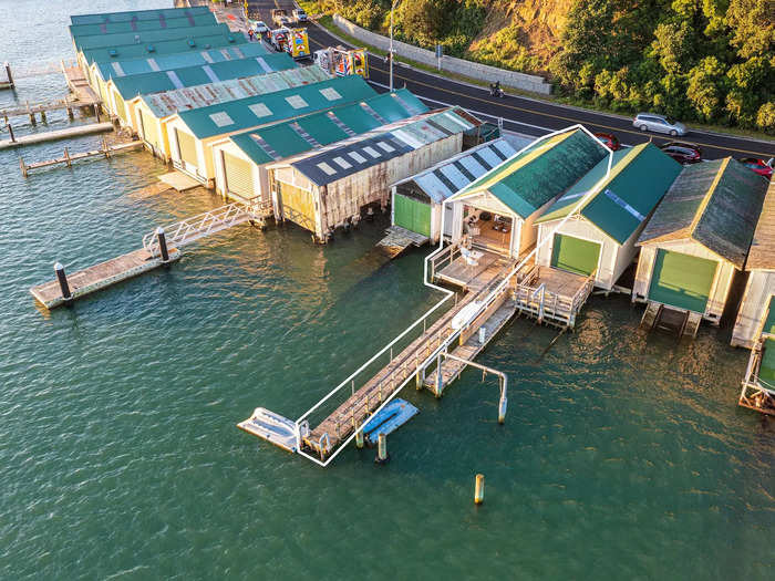 Even rarer is its old-style jetty.