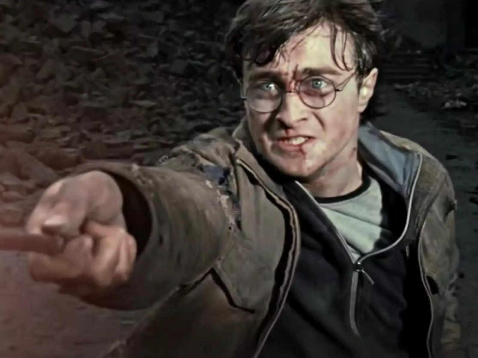 Daniel Radcliffe as Harry Potter in "Harry Potter and the Deathly Hallows: Part 2."