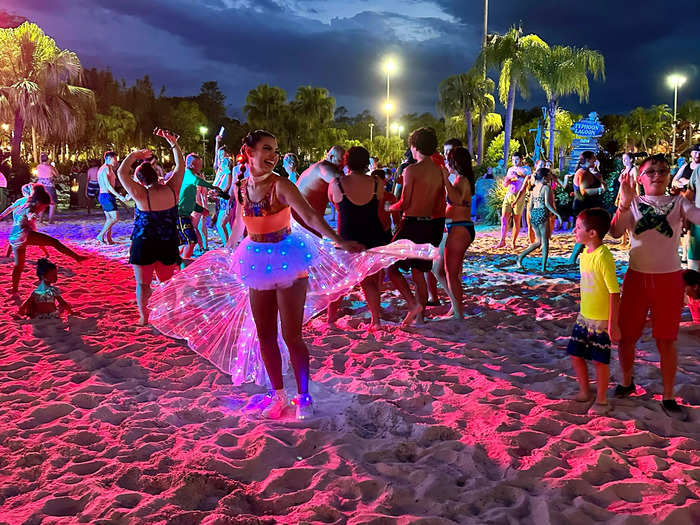 We quickly learned the key to a great H2O Glow Nights experience is to just have fun.