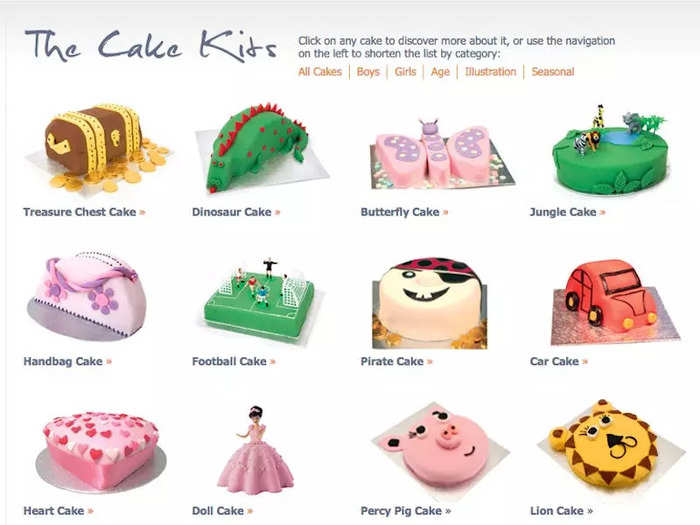 In 2007, he launched the Cake Kit Company, which provided customers with DIY kits for festive party cakes.