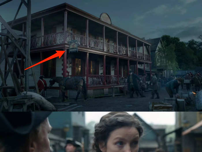 William Ransom leaves Wilmington just before Claire and Jamie arrive there. They even frequent the same public house.