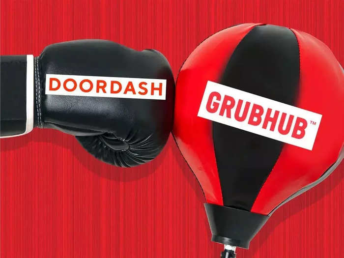 2019: DoorDash leapfrogs over Grubhub to become the No. 1 food delivery player in the US