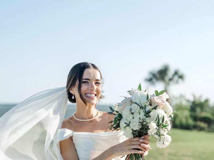 Emily advises brides not to settle when looking for their wedding dresses.