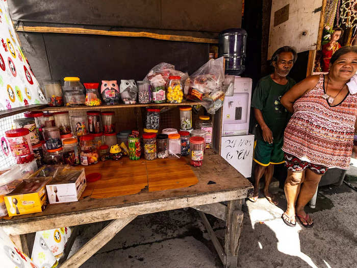 Grama runs a convenience store right outside her home.