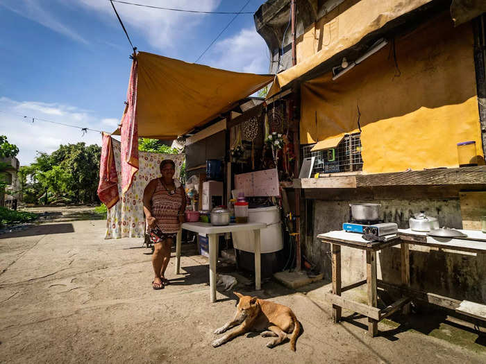 Gesophine Grama has lived in a cemetery in Cebu, an island-province in central Philippines, for 11 years. This is where she found solace after living in the harsh streets for many years.