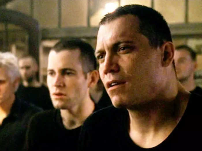 Holt McCallany played The Mechanic, the leader of the Fight Club.