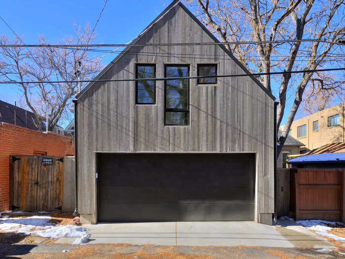 Nearby, this unit, which was also $370,000, contains a garage on the bottom floor, and a loft apartment on the top floor, Senderhauf told Insider.