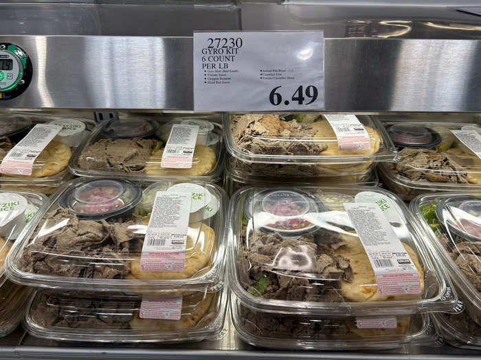 Prepackaged dinners that can serve eight aren