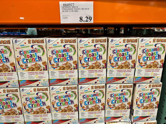 Cereal is a staple for our kids so we buy it in bulk.