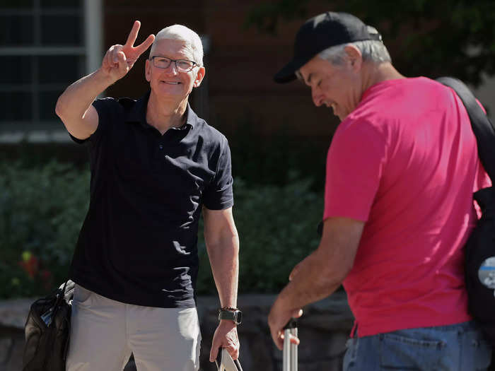 Apple CEO Tim Cook, who recently announced the company