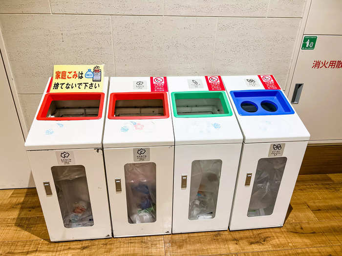 Recycling is a multistep process that most people in Japan closely follow.