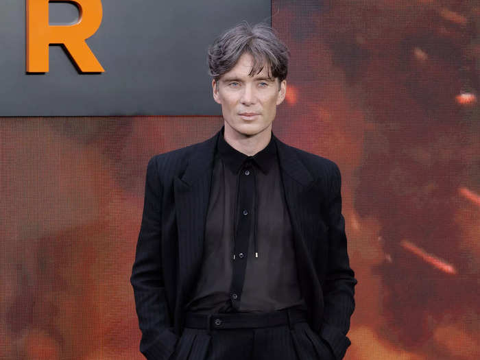 Cillian Murphy wore a daring top on the "Oppenheimer" red carpet.