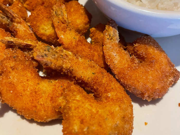 The popcorn shrimp at Bonefish Grill was similar to Red Lobster