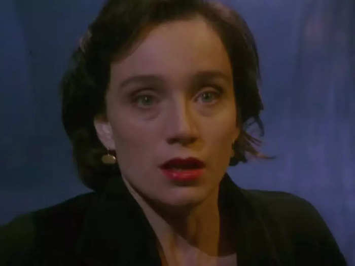 "Four Weddings and a Funeral" star Kristin Scott Thomas played Sarah Davies in "Mission: Impossible."