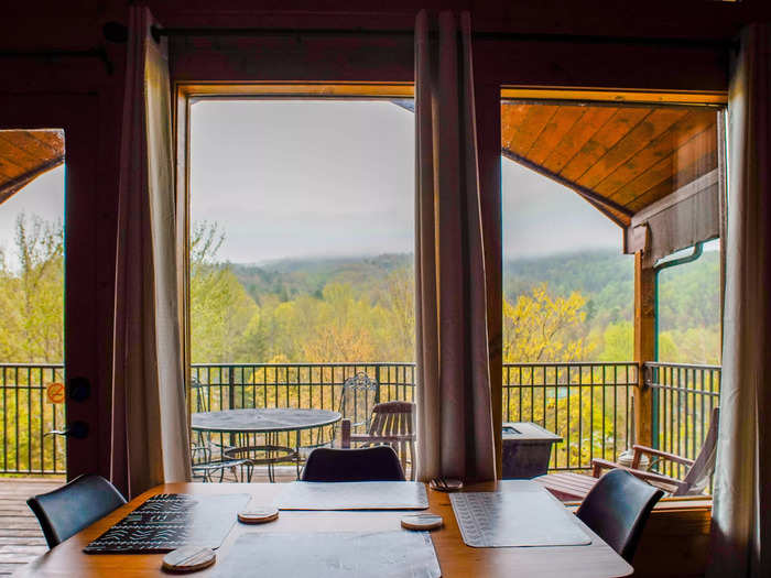 Both of my cabins felt remote enough to relax and enjoy mountainous views to the calming soundtrack of chirping birds and wind blowing through the trees.