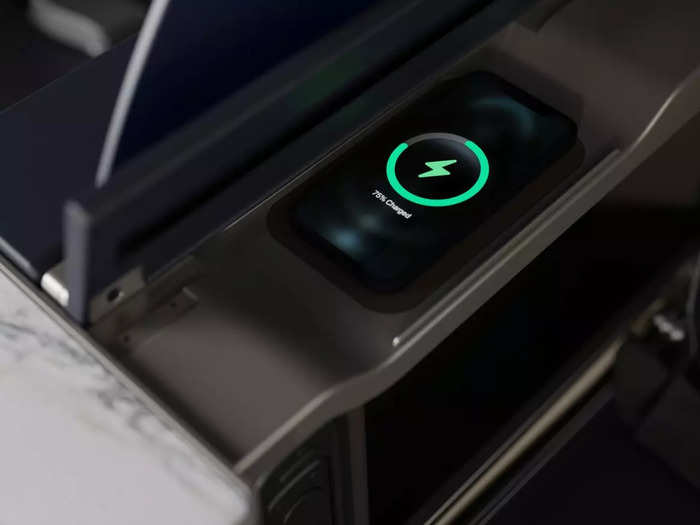 One of the biggest upgrades is the addition of wireless charging, which is located in the center armrest. Each seat also has an AC power outlet and USB-C.