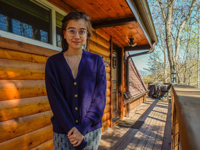 Most recently in April, I stayed in an A-Frame cabin in the Great Smoky Mountains in Tennessee. I booked it for a weekend for $1,000 through Airbnb.