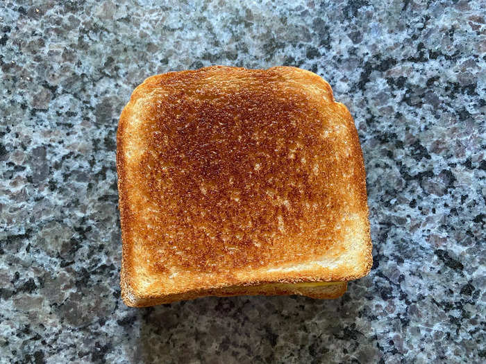 This grilled cheese turned out just as I expected — golden, gooey, and delicious.