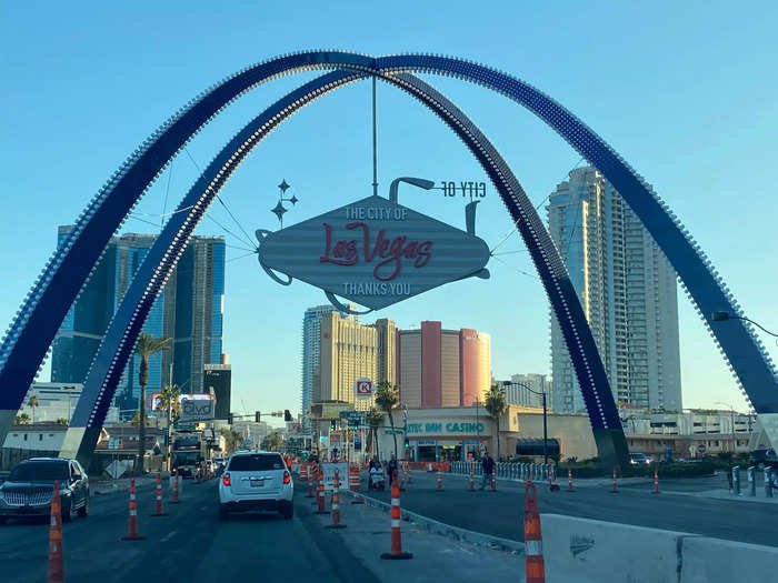 If you plan on driving through Vegas, expect to deal with construction.