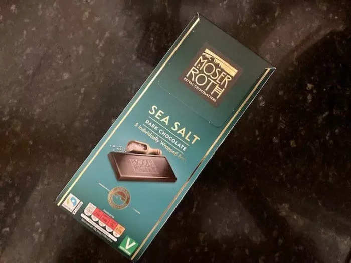 I love the Moser Roth range of chocolates from Aldi.