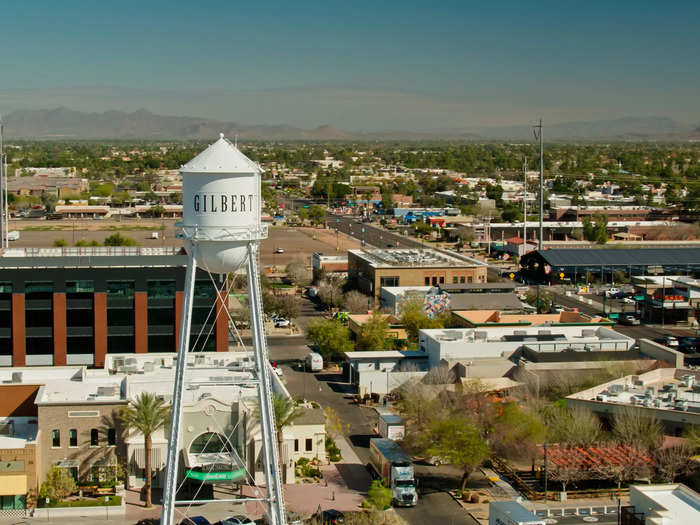 13. Gilbert, Arizona