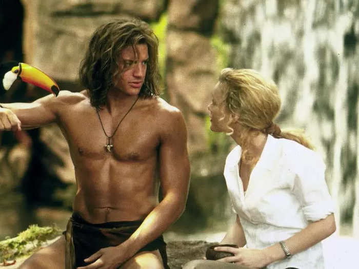 Brendan Fraser was so "starved of carbohydrates" while filming "George of the Jungle" that his brain "was misfiring."