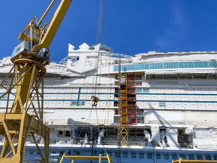 The ship will have 20 decks — 18 for guests — and a gross tonnage of 250,800.