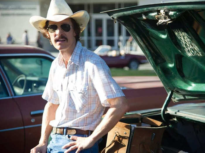 Matthew McConaughey lost nearly 50 pounds for his "Dallas Buyers Club" role.