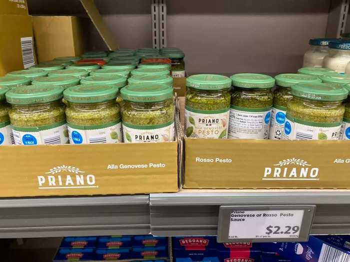 I keep a few jars of Priano Genovese pesto sauce in my pantry to whip up a quick, delicious meal.