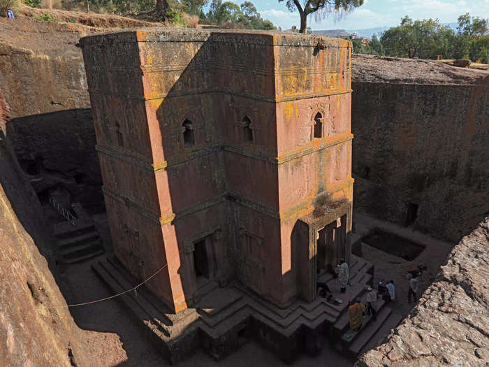 The Church of St. George was dedicated to Ethiopia