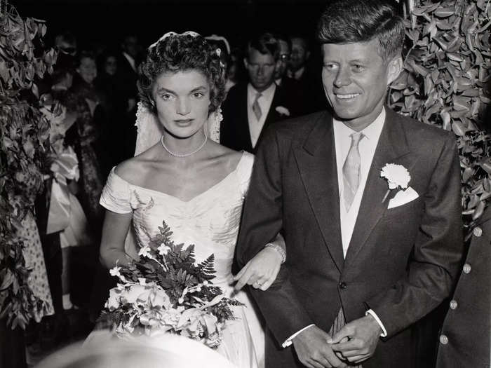 1953: John F. Kennedy Jr. and Jacqueline Bouvier