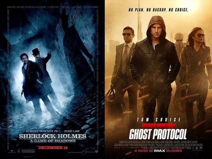 "Sherlock Holmes: A Game of Shadows" and "Mission: Impossible — Ghost Protocol" — December 16, 2011