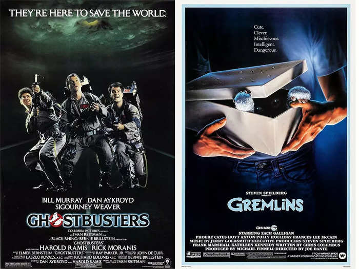 "Ghostbusters" and "Gremlins" — June 8, 1984