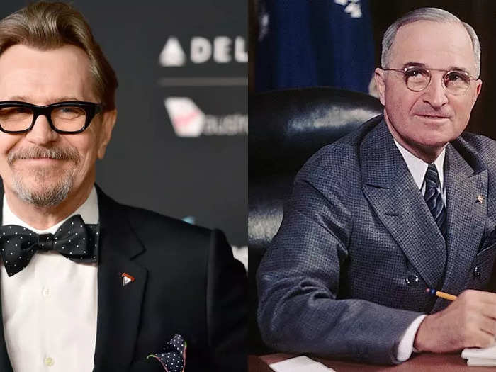 Gary Oldman plays President Harry S. Truman in "Oppenheimer."