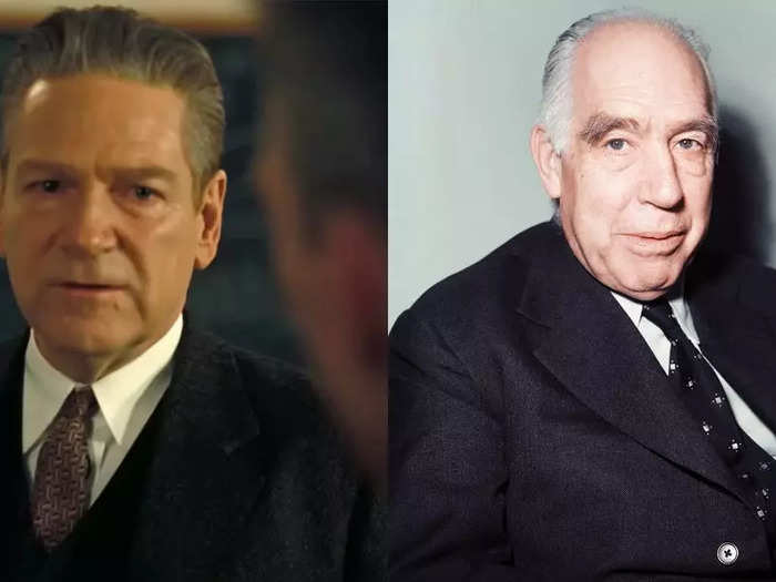 Kenneth Branagh plays physicist Niels Bohr who won the Nobel Prize in physics in 1922.