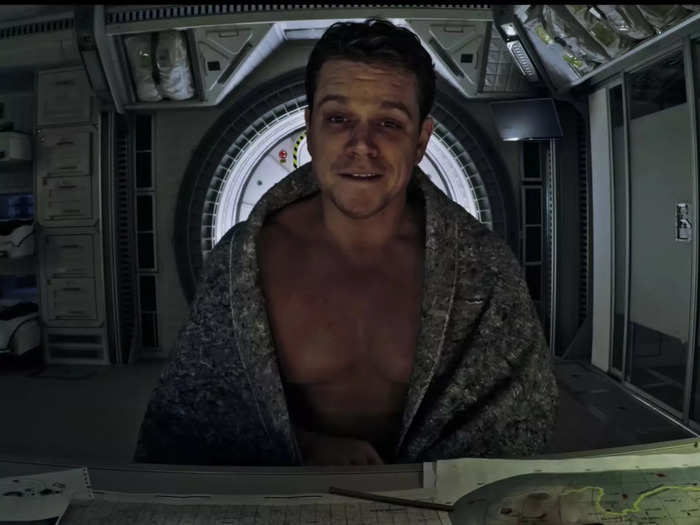 Damon was Mark Watney in"The Martian" (2015).