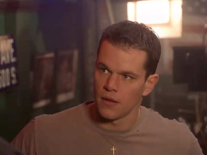 Damon appeared as himself and Will Hunting in "Jay and Silent Bob Strike Back" (2001).