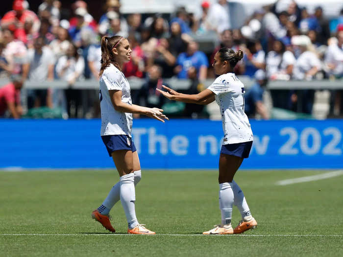 Thompson is playing alongside some of her childhood idols.